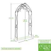 Achla Designs Quatrefoil Arbor - ARB-07